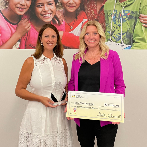 Dollar General and Dollar General Literacy Foundation Recognize Save the Children with Because Kindness Matters Award