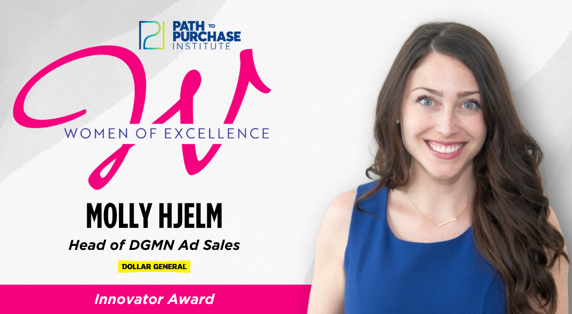 DG Media Network's Molly Hjelm receives Path to Purchase Institute Women of Excellence Award