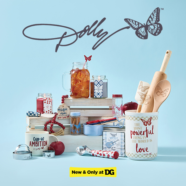 Dollar General Announces New Dolly Parton Kitchen and Housewares Collection in Stores Nationwide