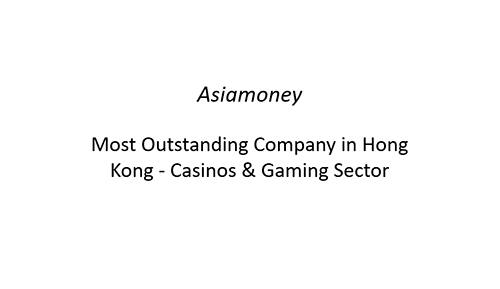Most Outstanding Company in Hong Kong - Casinos & Gaming Sector